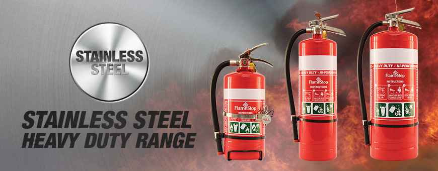 Stainless Steel Heavy Duty Fire Extinguishers